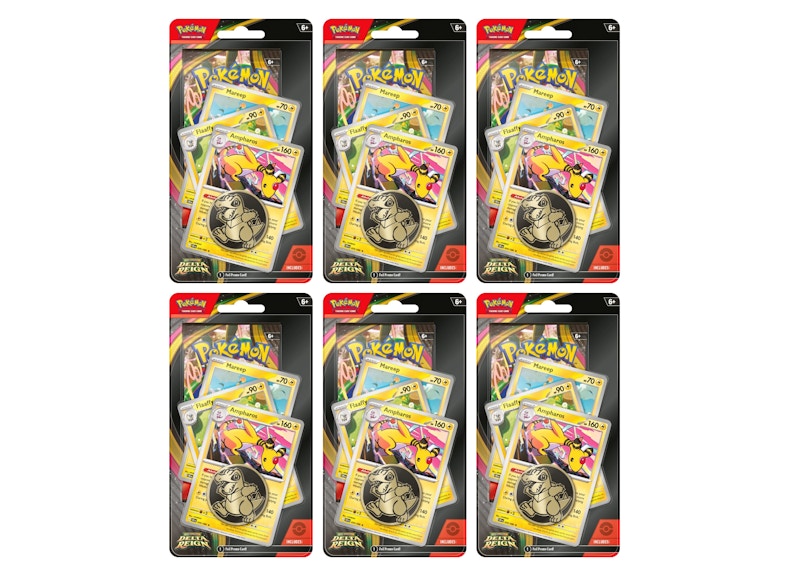 2026 Pokémon Mega Evolution Delta Reign Checklane Blister (Random Promo Card) 6x Lot