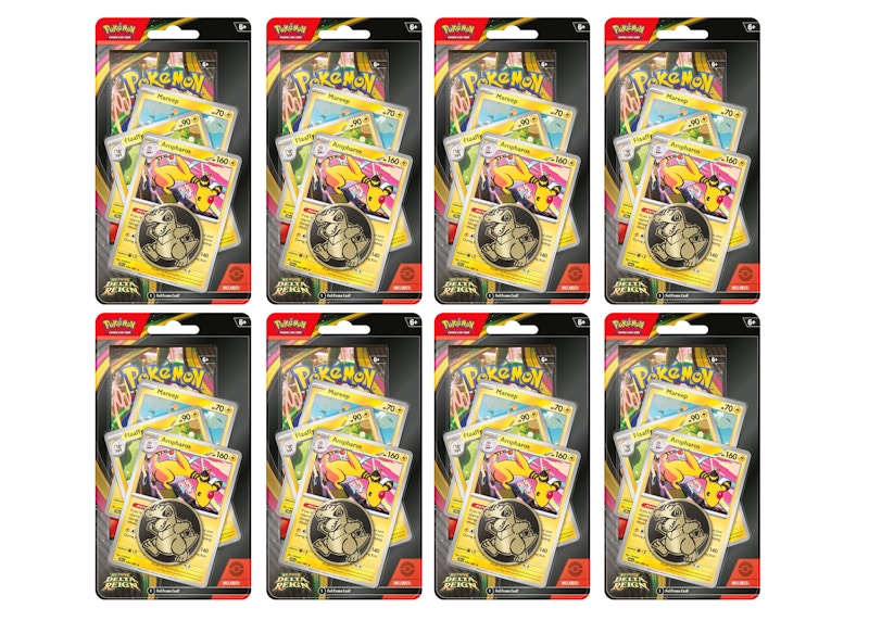 2026 Pokémon Mega Evolution Delta Reign Checklane Blister (Random Promo Card) 8x Lot