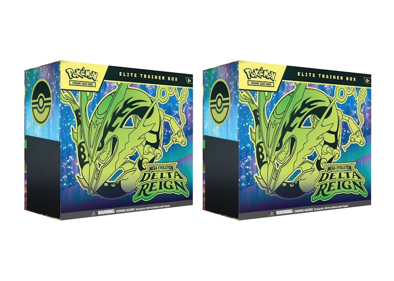 2026 Pokémon Mega Evolution Delta Reign Elite Trainer Box 2x Lot