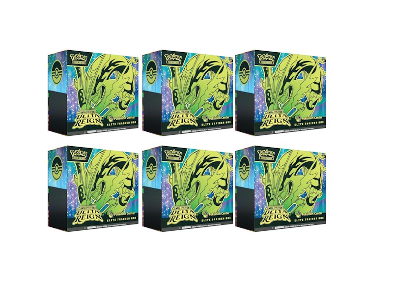 2026 Pokémon Mega Evolution Delta Reign Pokemon Center Elite Trainer Box 6x Lot