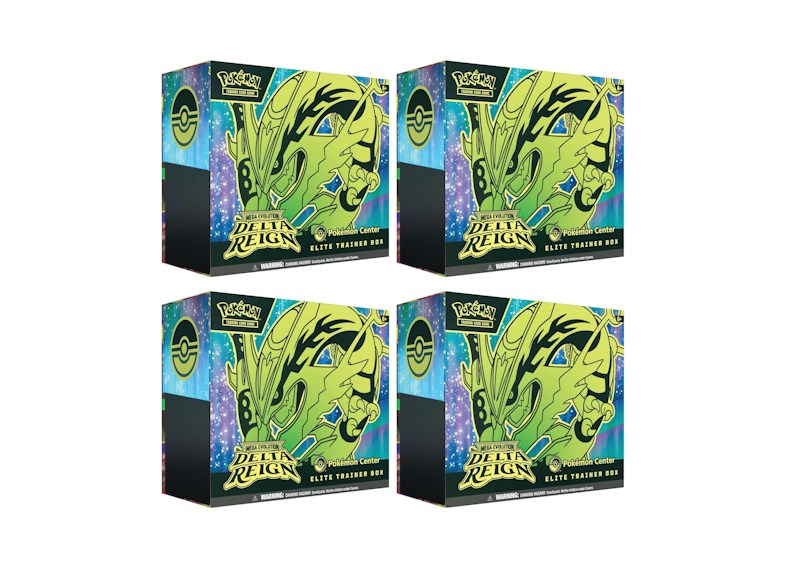 2026 Pokémon Mega Evolution Delta Reign Pokemon Center Elite Trainer Box 8x Lot