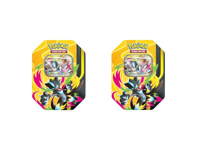 2026 Pokémon Mega Evolution Mega Forces Zeraora Tin 2x Lot
