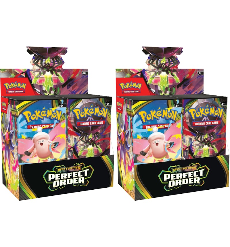 2026 Pokmon Mega Evolution Perfect Order Booster Box 2x Lot - 2026 - US 2026 Pokmon Mega Evolution Perfect Order Booster Box 2x Lot - 2026 - US
