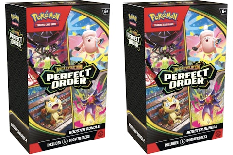 2026 Pokmon Mega Evolution Perfect Order Booster Bundle 2x Lot - 2026 - US 2026 Pokmon Mega Evolution Perfect Order Booster Bundle 2x Lot - 2026 - US