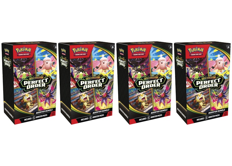 Pokémon Mega 2026
 Lote de 4 unidades del paquete Perfect Order Booster