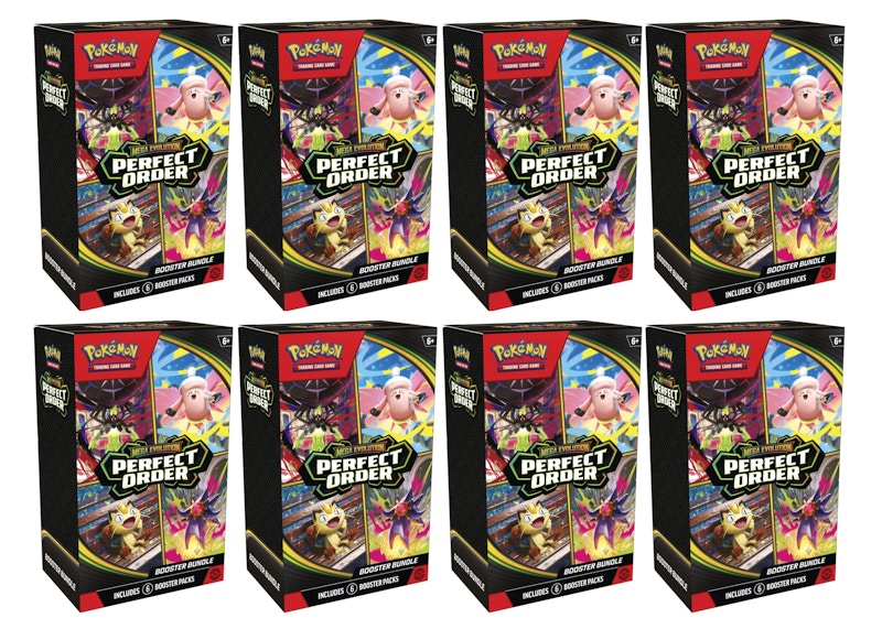 Pokémon Mega 2026
 Paquete Perfect Order Booster, 8 veces por lote