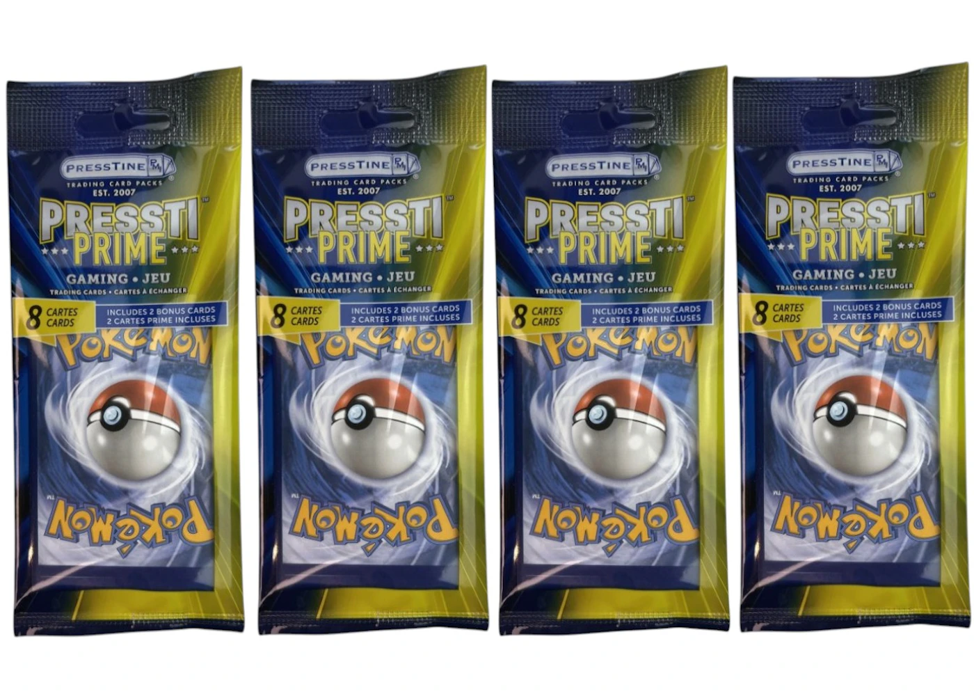 2026 Presstine Pokmon Presstiprime 8-Card Pack Mystery Bag (English) 4x Packs - 2026 - US 2026 Presstine Pokmon Presstiprime 8-Card Pack Mystery Bag (English) 4x Packs - 2026 - US