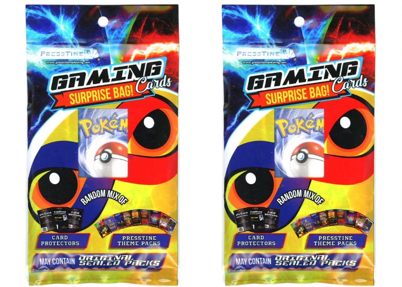 2026 Presstine Pokmon Trading Card Mystery Bag (English) 2x Packs - 2026 - US 2026 Presstine Pokmon Trading Card Mystery Bag (English) 2x Packs - 2026 - US
