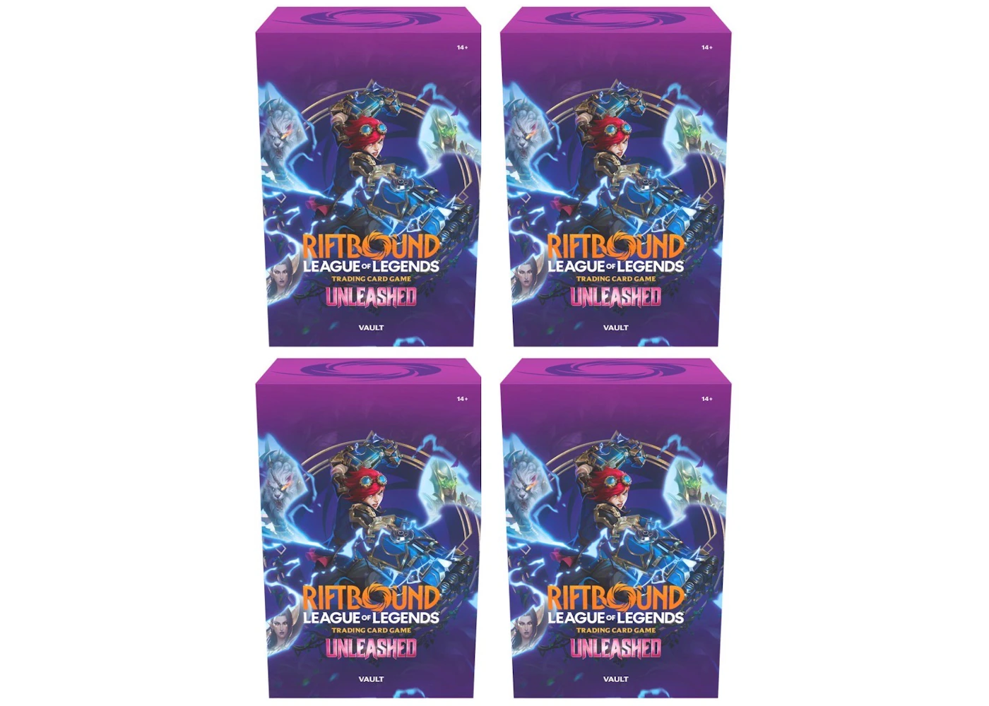 2026 Riftbound League of Legends Unleased Vault 4x Lot - 2026 - US 2026 Riftbound League of Legends Unleased Vault 4x Lot - 2026 - US