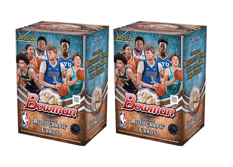 2025/26 Bowman Basketball Value Box 2x Lot