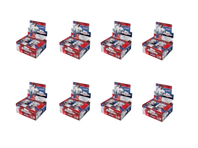 2026 Topps Chrome Baseball Jumbo Box 8x Lot