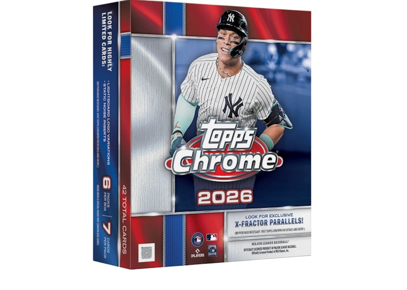 2026 Topps Chrome Baseball Mega Box