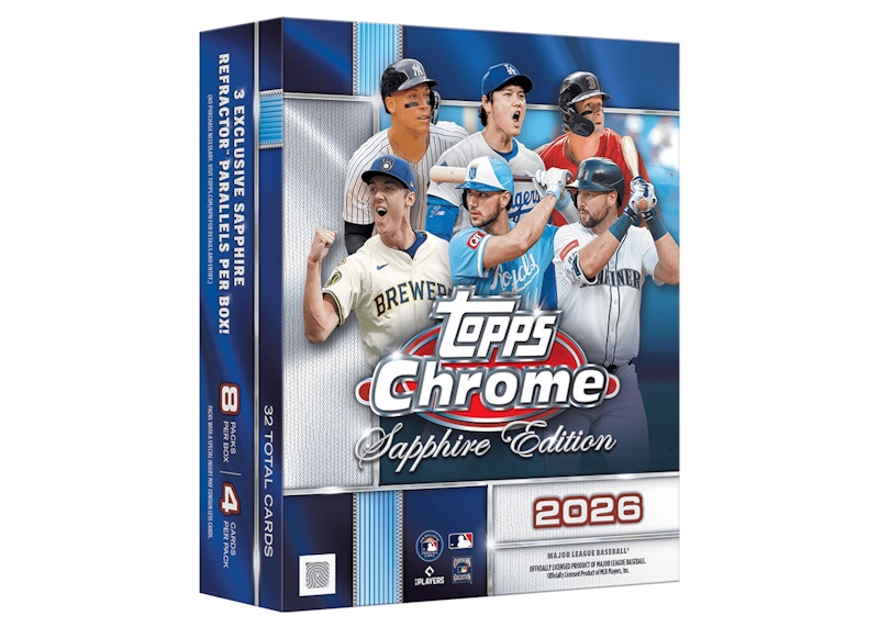 2026 Topps Chrome Baseball Sapphire Edition Hobby Box