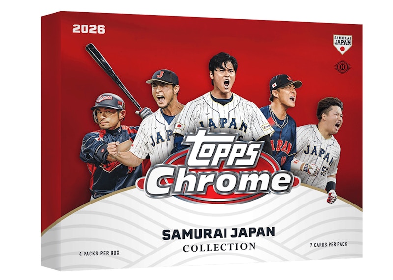 2026 Topps Chrome Baseball Team Samurai Japan Hobby Box