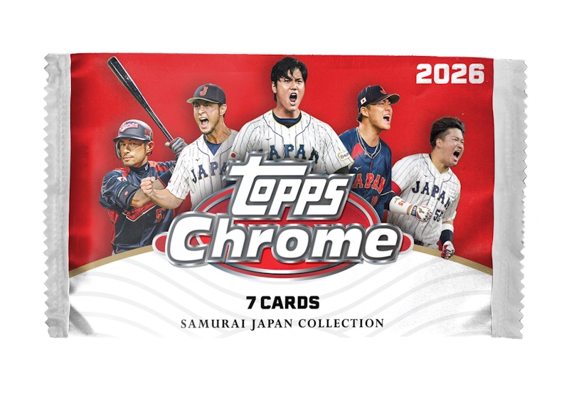 2026 Topps Chrome Baseball Team Samurai Japan Single Pack
