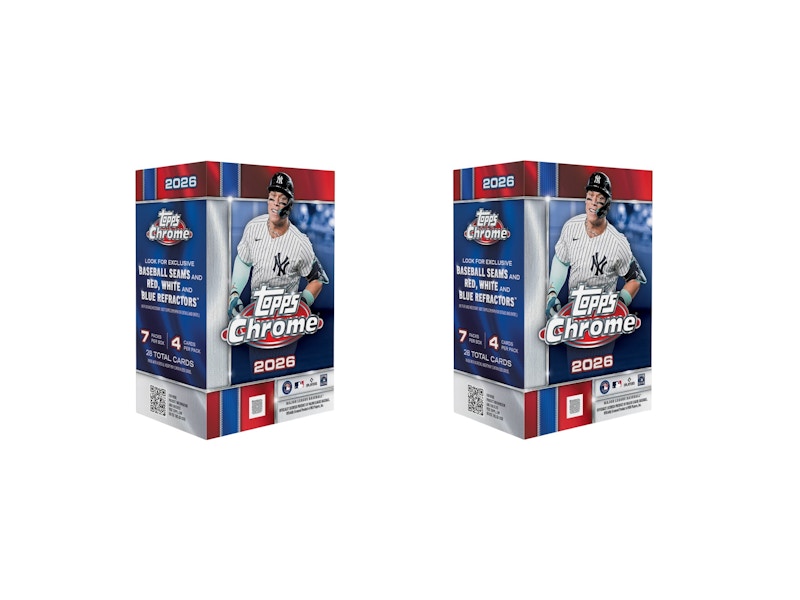 2026 Topps Chrome Baseball Value Box 2x Lot