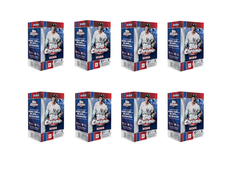 2026 Topps Chrome Baseball Value Box 8x Lot