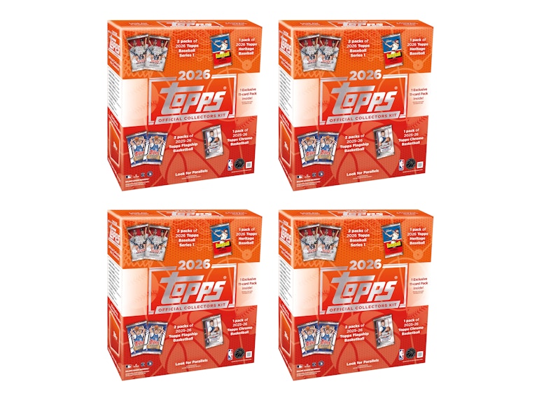 2026 Topps Collector Kit 4x Lot