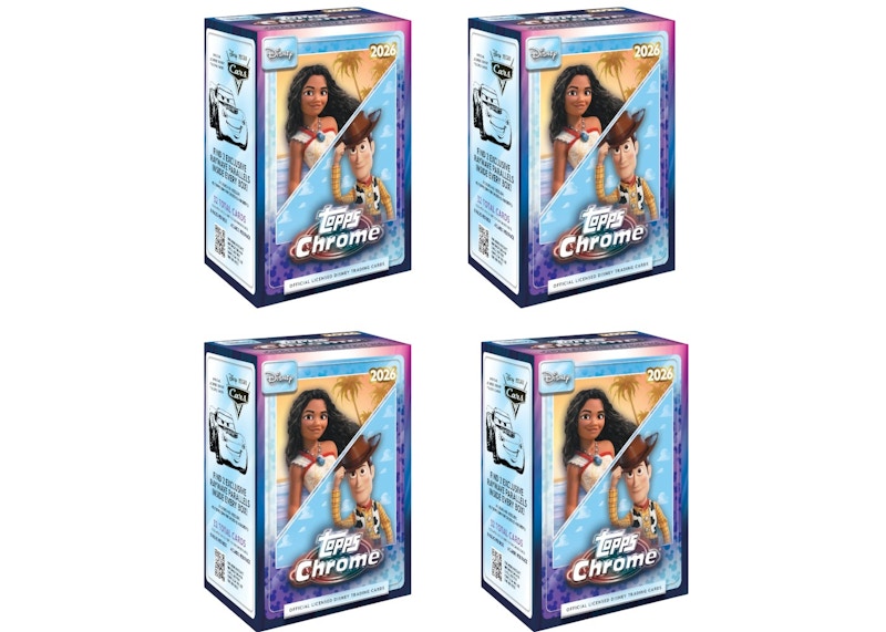2026 Topps Chrome Disney Value Box 4x Lot