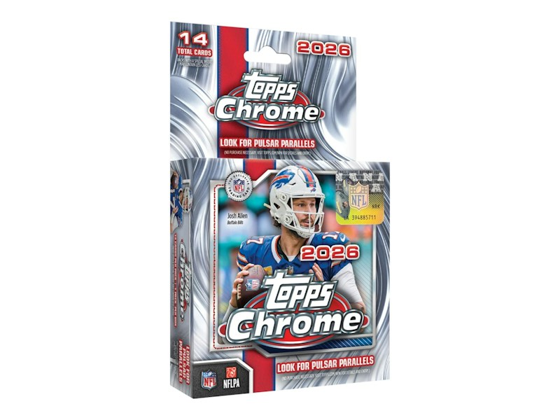 2026 Topps Chrome Football Hanger Box