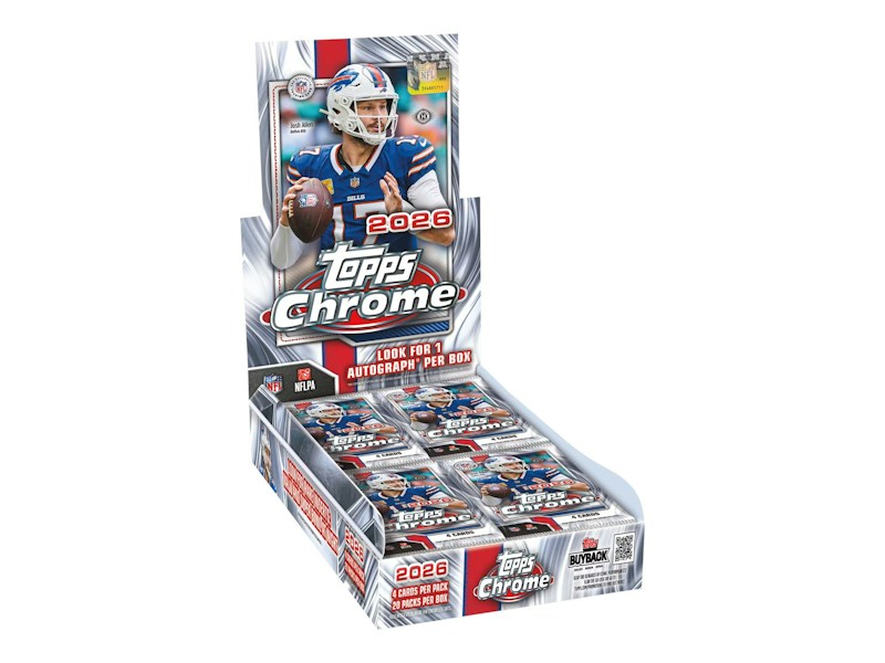 2026 Topps Chrome Football Hobby Box