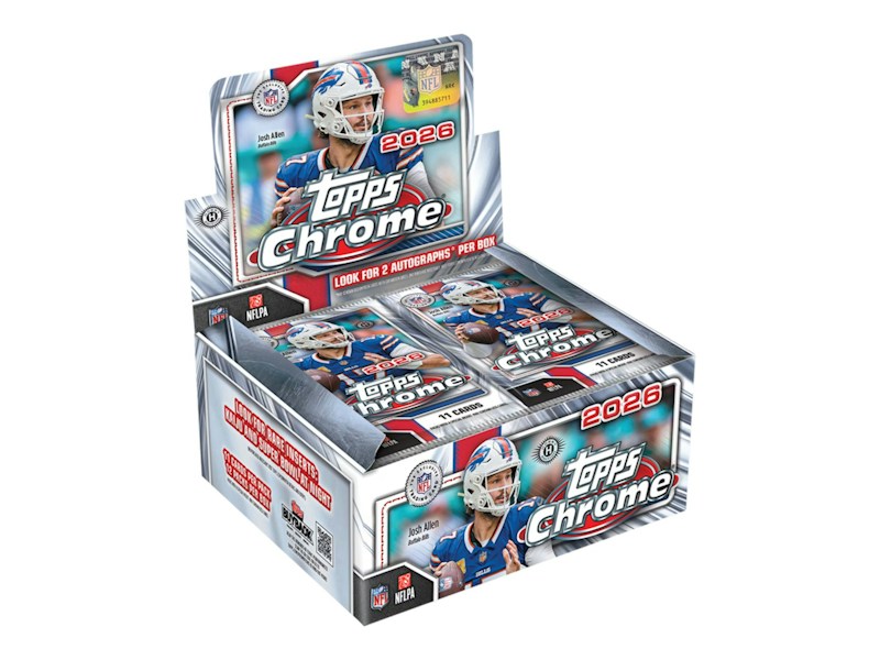 2026 Topps Chrome Football Jumbo Box
