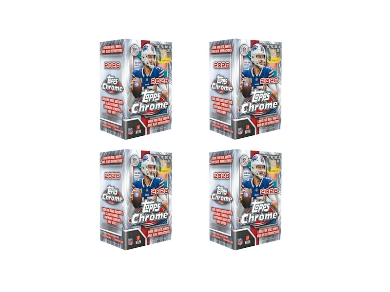 2026 Topps Chrome Football Value Box 4x Lot