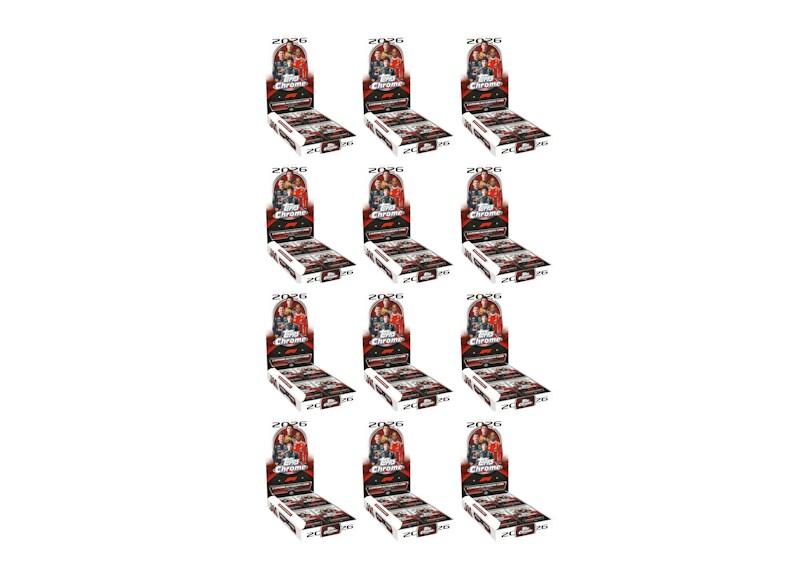 2026 Topps Chrome Formula 1 Hobby Box 12x Lot