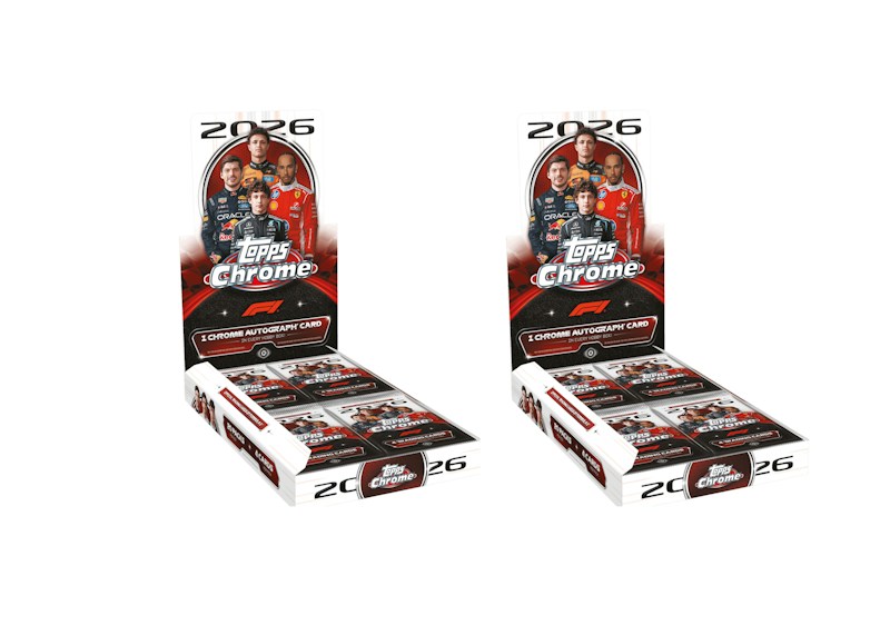 2026 Topps Chrome Formula 1 Hobby Box 2x Lot