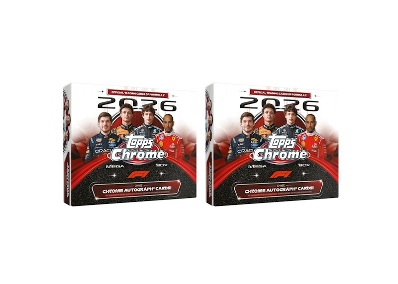 2026 Topps Chrome Formula 1 Mega Box 2x Lot