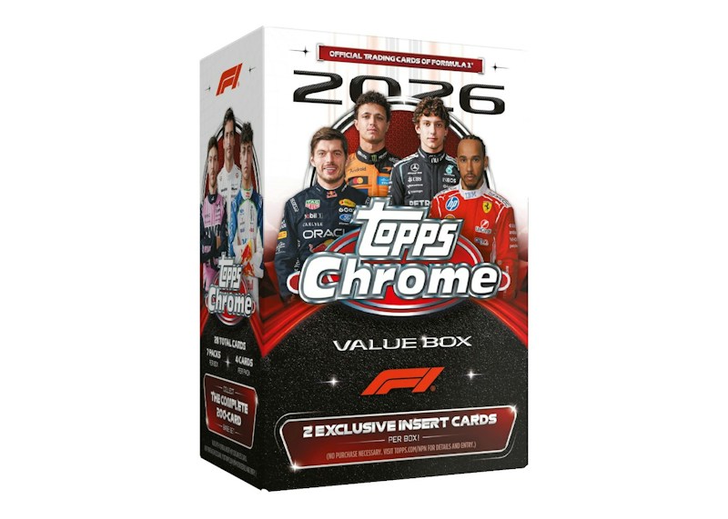 2026 Topps Chrome Formula 1 Value Box