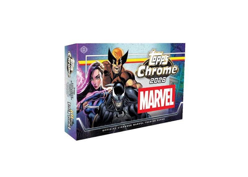 2026 Topps Chrome Marvel Comics Hobby Box