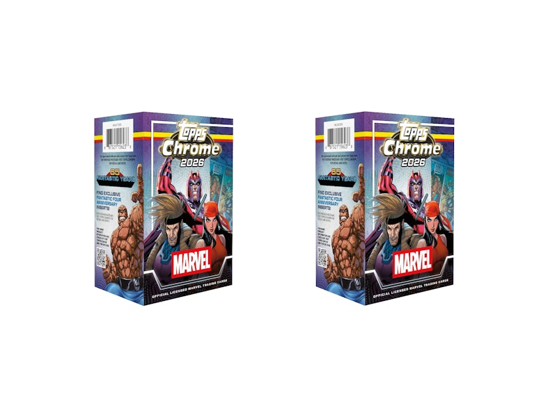 2026 Topps Chrome Marvel Comics Value Box 2x Lot