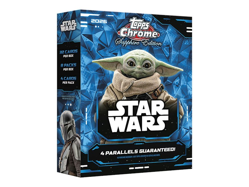 2026 Topps Chrome Saphhire Star Wars Hobby Box