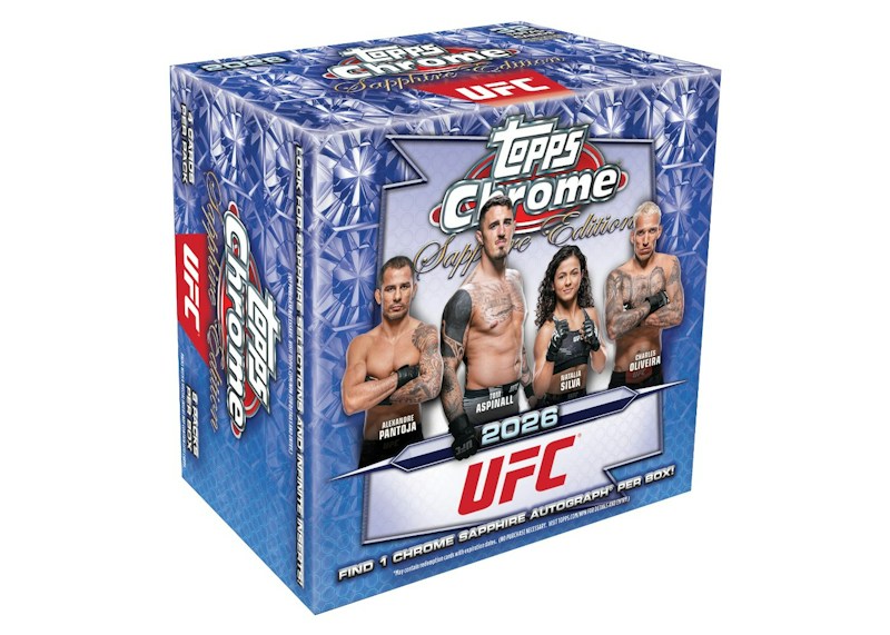 2026 Topps Chrome Sapphire UFC Hobby Box