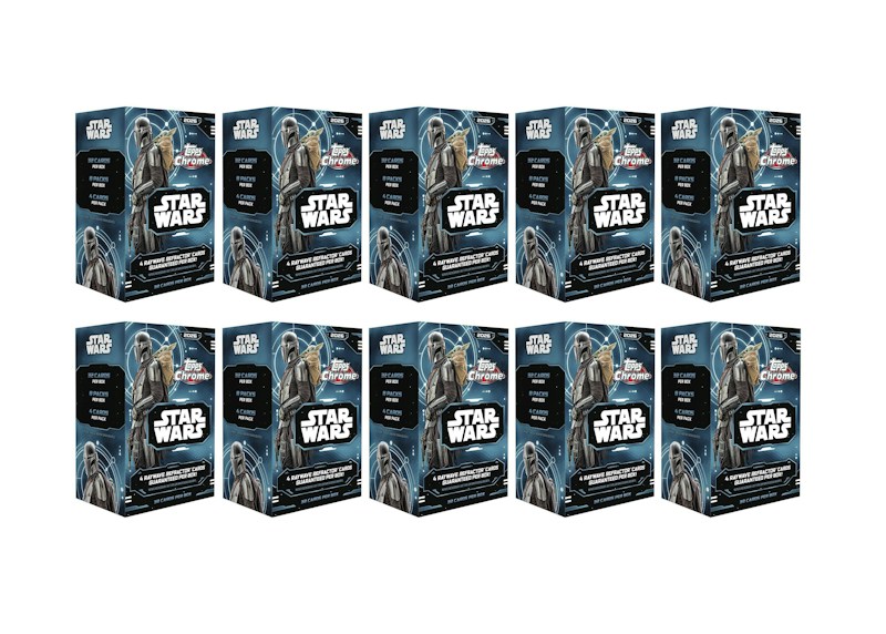 2026 Topps Chrome Star Wars Value Box 10x Lot