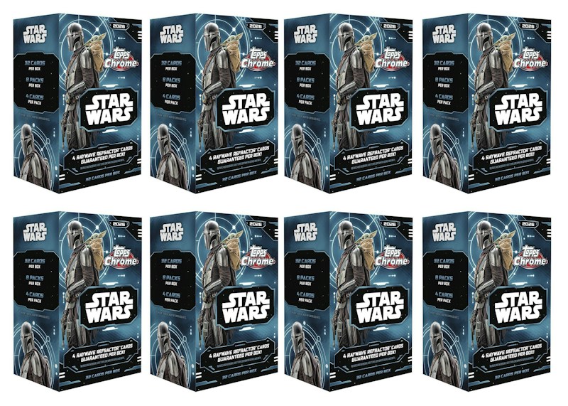2026 Topps Chrome Star Wars Value Box 8x Lot