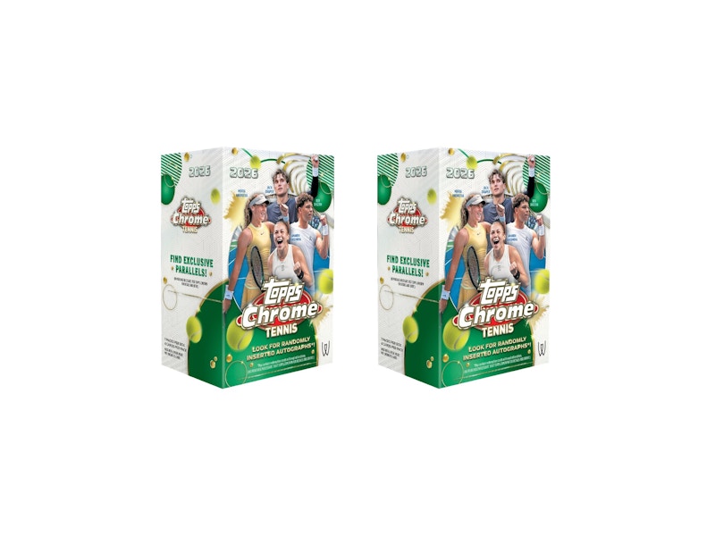 2026 Topps Chrome Tennis Value Box 2x Lot