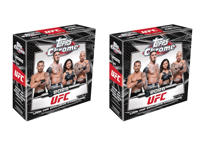 2026 Topps Chrome UFC Mega Box 2x Lot
