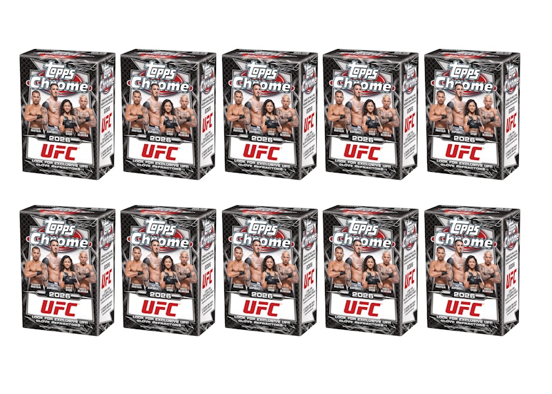 2026 Topps Chrome UFC Value Box, 10 Stück