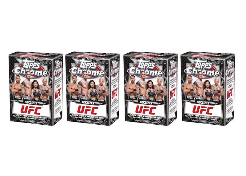 2026 Topps Chrome UFC Value Box, 4 Stück