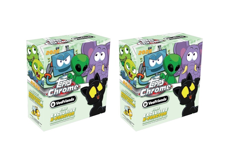 2026 Topps Chrome VeeFriends Mega Box 2x Lot
