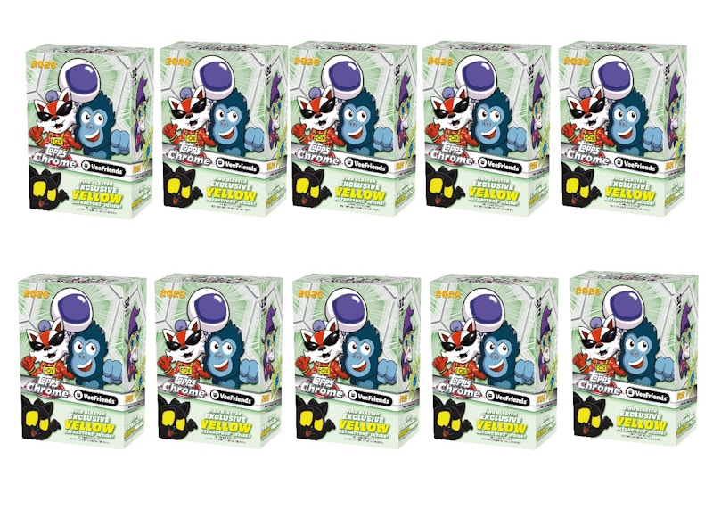 2026 Topps Chrome VeeFriends Value Box, confezione da 10