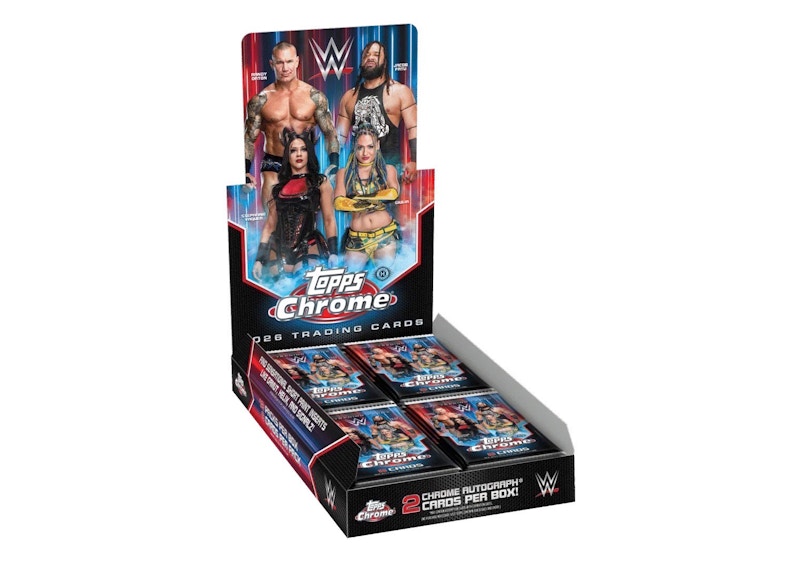 2026 Topps Chrome WWE First Day Issue Dutch Auction Box