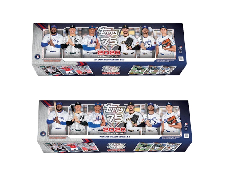 2026 Topps Complete Sets Baseball Hobby Box 2x Lot