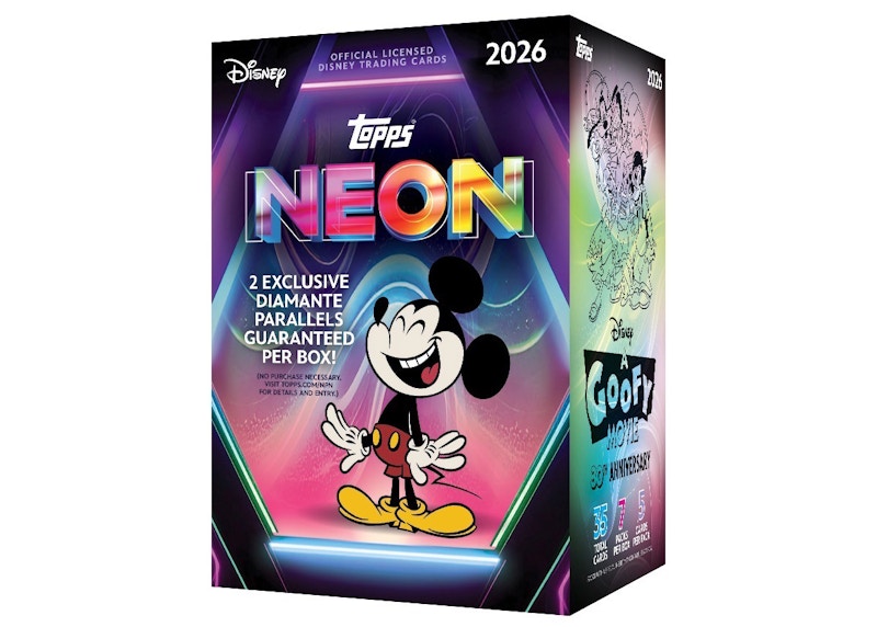 2026 Topps Disney Neon Value Box - 2026 - US