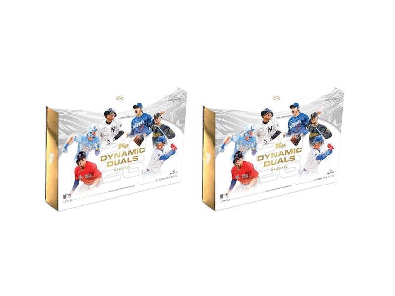 2026 Topps Dynamic Duals Baseball Hobby Box 2x Lot