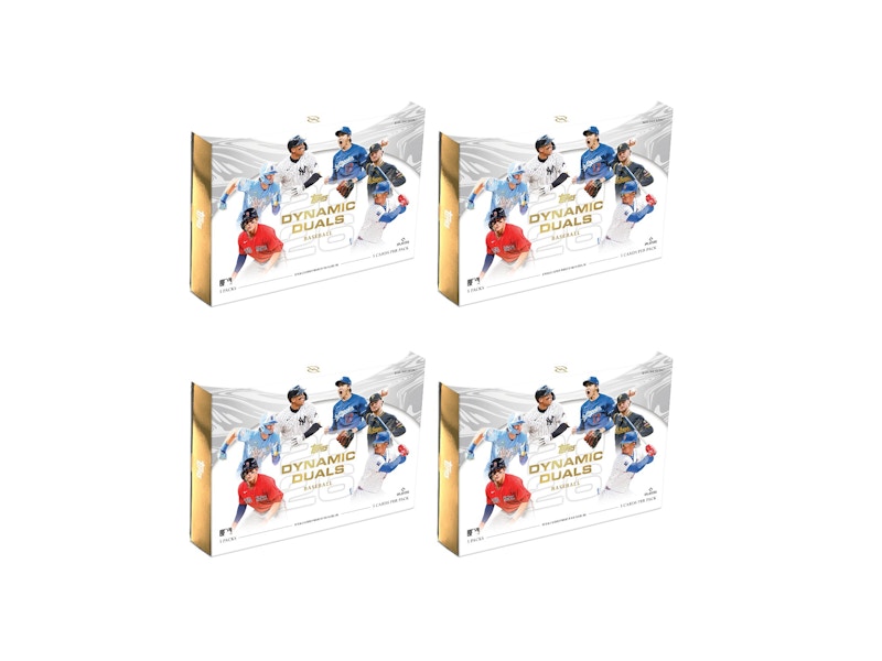 2026 Topps Dynamic Duals Baseball Hobby Box 4x Lot