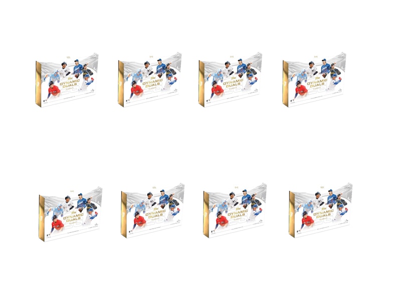 2026 Topps Dynamic Duals Baseball Hobby Box 8x Lot