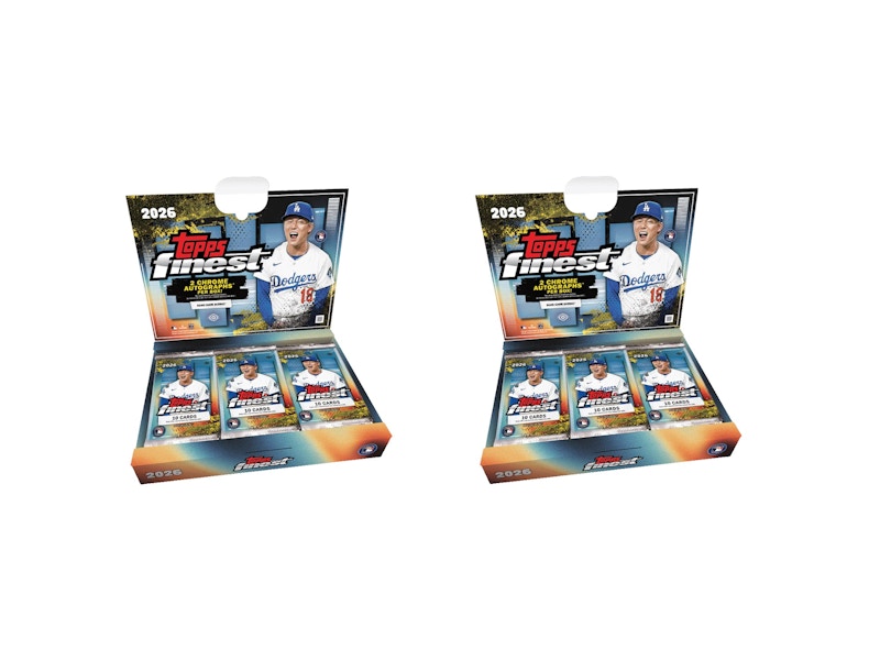 2026 Topps Finest Baseball Hobby Box 2x Lot